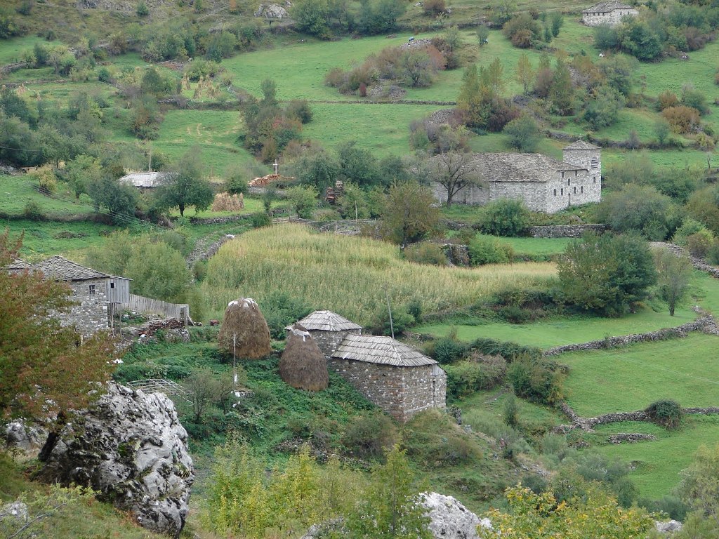 Γκράμποβο,  παλιοχώρι. ΝΑ Αλβανία
